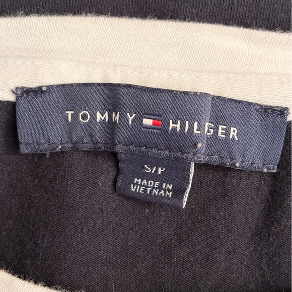 Tommy Hilfiger Black and White Striped Apparel - Picture 3 of 3
